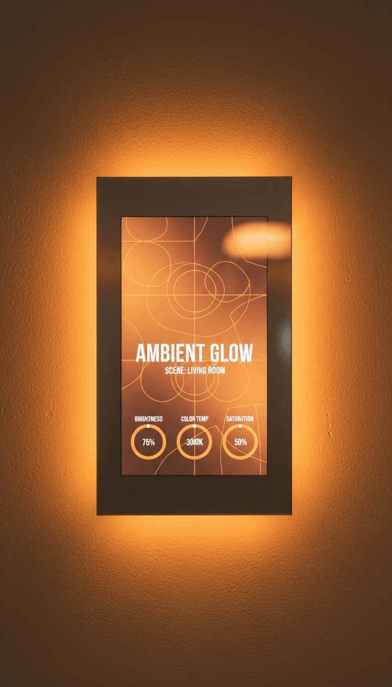 Smart lighting control interface