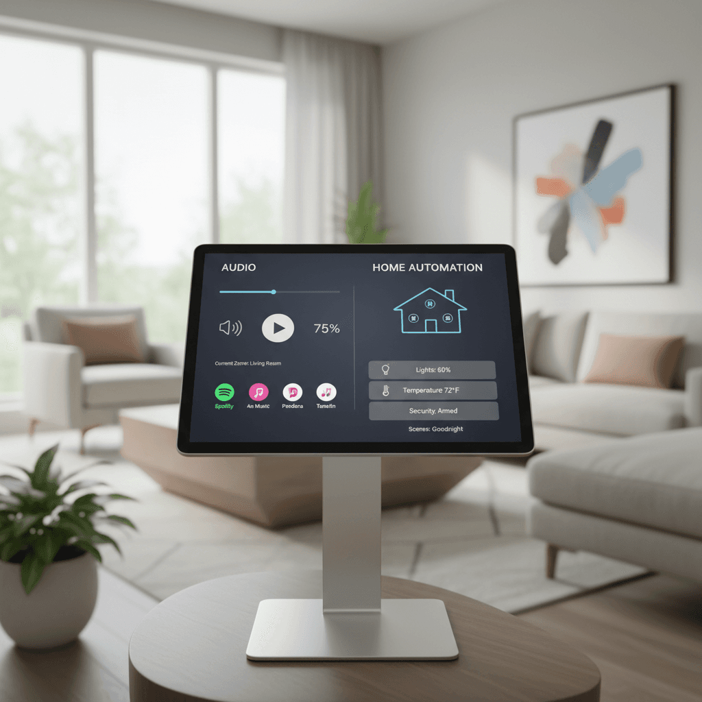Smart home integration with audio system