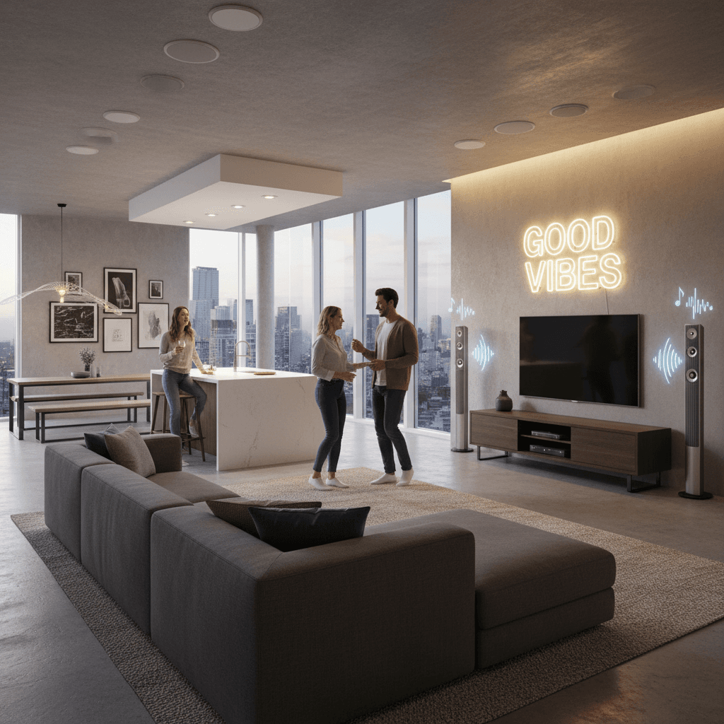 Multi-room audio system setup