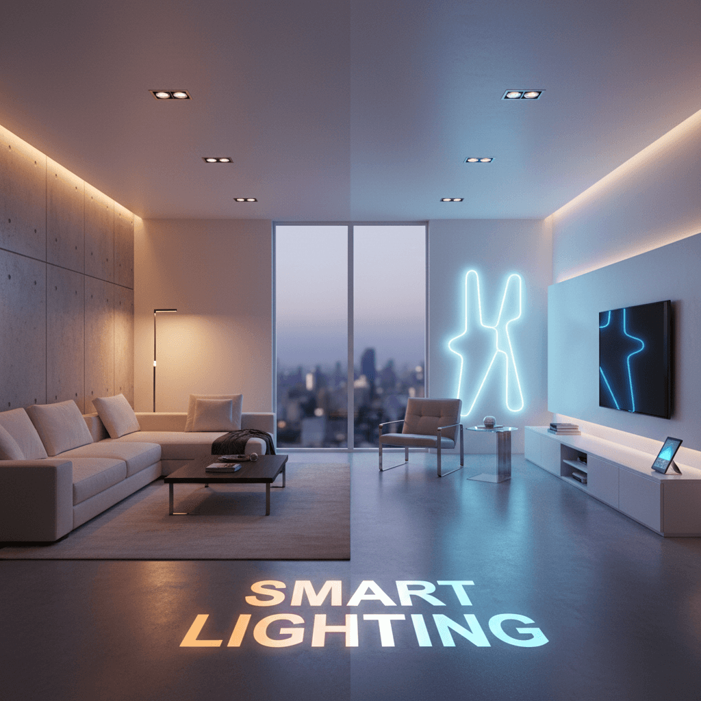 Lighting automation layout