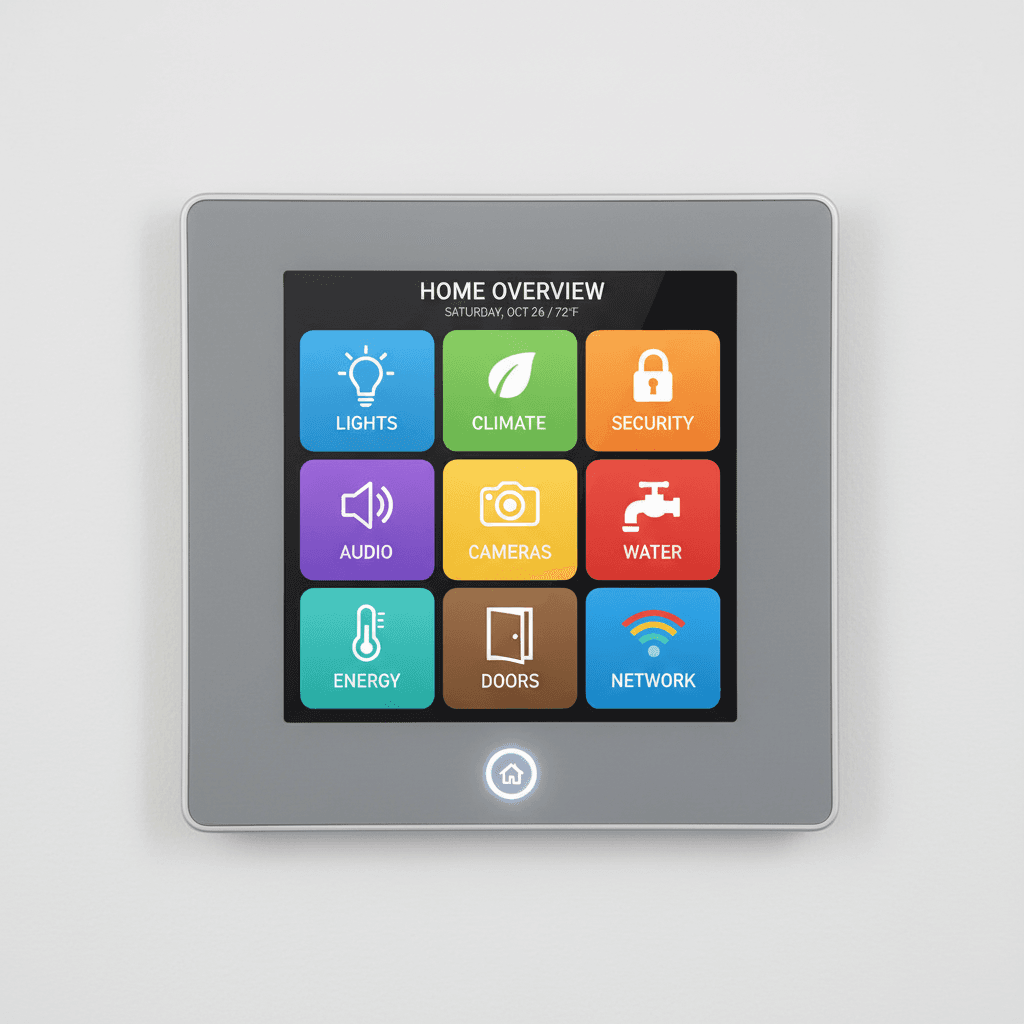 Simple smart home control interface