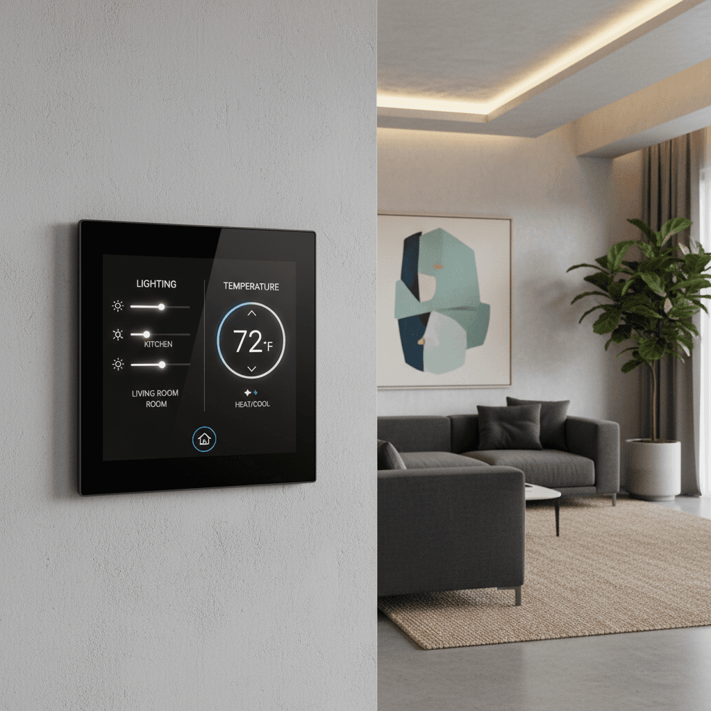 Smart home control interface